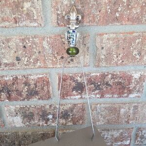 YNS Generic Decorative Metal Tongs with Multicolor Accents